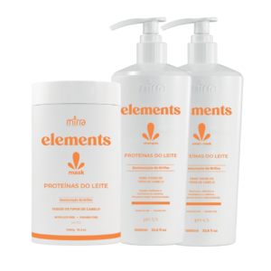KIT MILK PROTEINS MASK 1KG + CONDITIONER 1L + SHAMPOO 1L